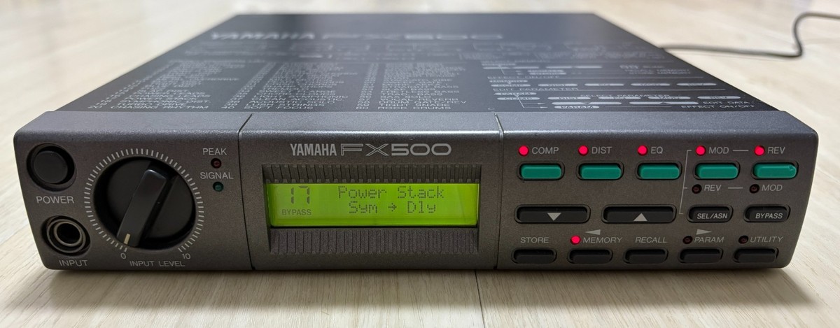 Yamaha FX500 Simul Effect Processor with Adapter Used from Japan