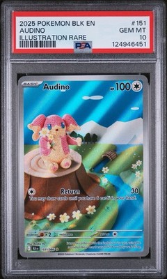 Audino 151/086 Sv: Black Bolt Holo illustration rare Psa 10 | eBay