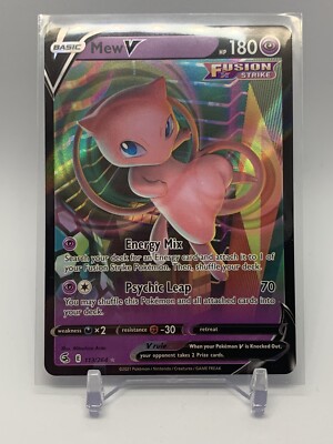 Pokémon TCG Mew V Fusion Strike 113/264 Holo Ultra Rare | eBay