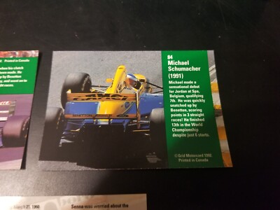 Grid 1992 Formula 1 Racing Cards - Premier Edition 200 Card