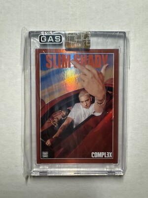 EMINEM Gas Trading Cards X Complex Slim Shady Orange Foil #84/125