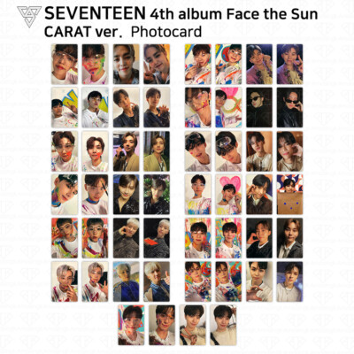 SEVENTEEN 4th Album Face the Sun Official Photocard Carat Version