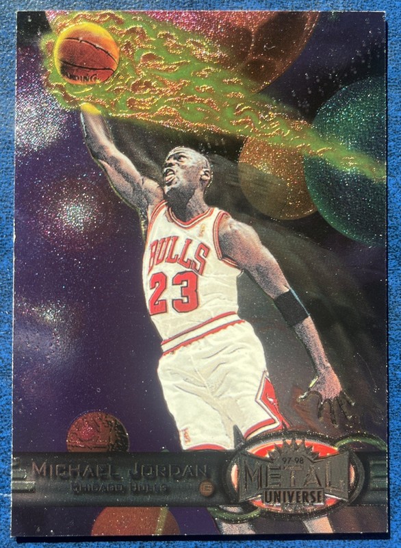 97-98 Michael Jordan Metal Universe - Michael Jordan Cards