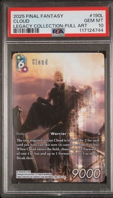 2025 Final Fantasy TCG: Cloud -Legacy Collection Full Art Foil