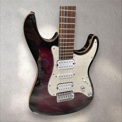 Electric Guitar Mavis MST-600 Maple Red Burst Good Condition | eBay
