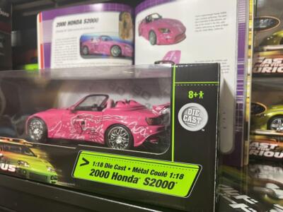 RACING CHAMPION 1/18 FAST & FURIOUS 2000 Honda S2000 Minicar 2FAST