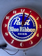 Pabst Clock In Collectible Pabst Signs & Tins for sale | eBay