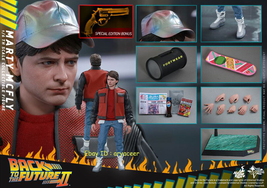 Hot Toys MMS379 Back to The Future Part Marty McFly 1/6 Action