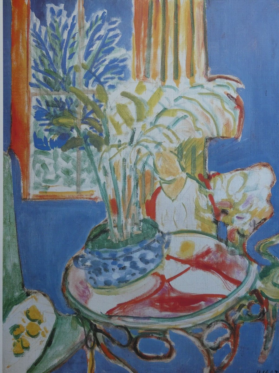 Henri Matisse - Petit Interieur Bleu, 90 cm x 70 cm | eBay.de