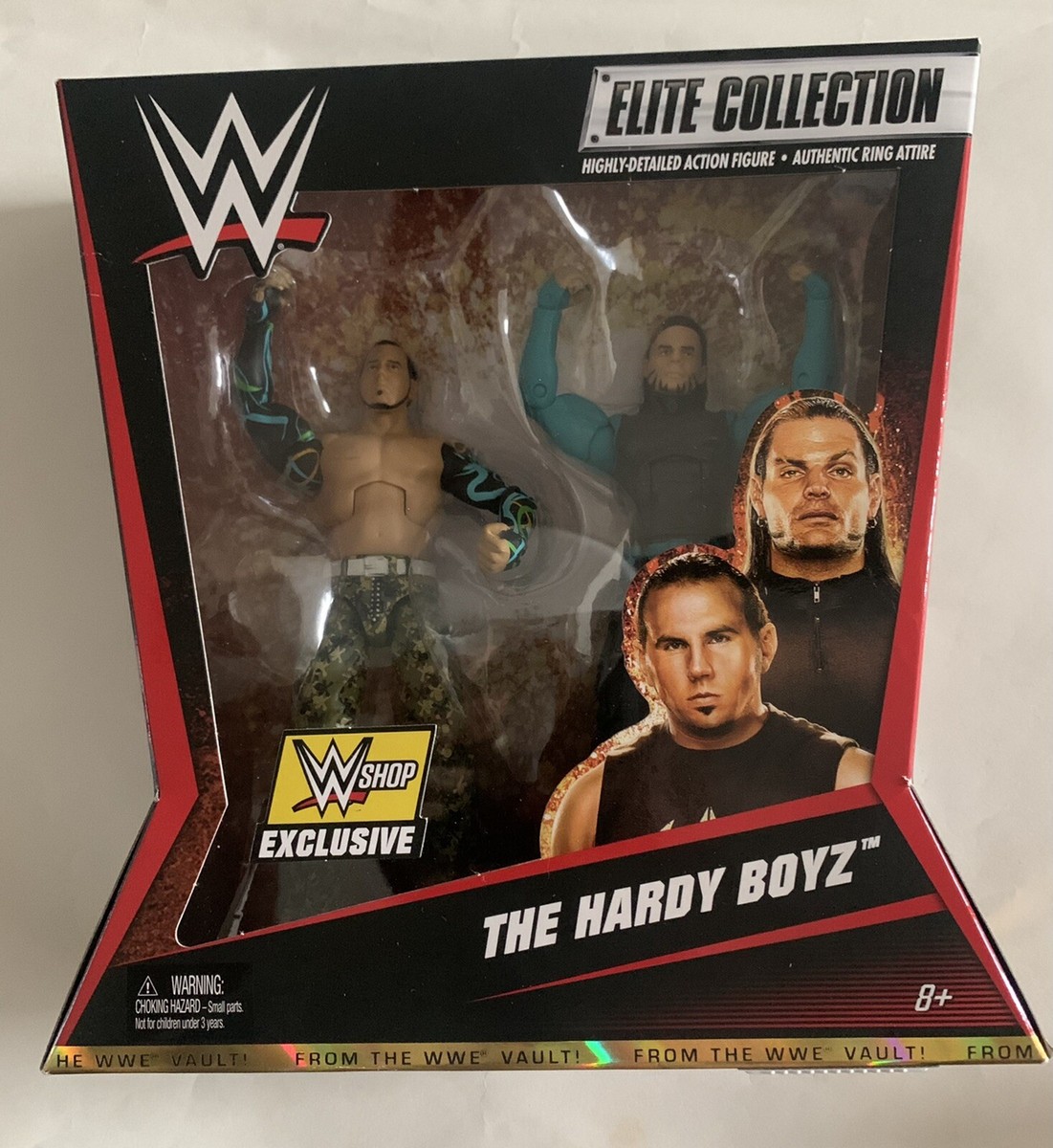 WWE Mattel Hardy Boyz Elite Collection Error Action Figure Set