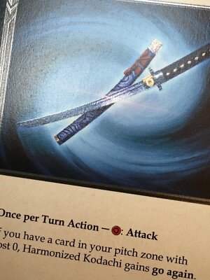 Flesh and Blood MTG Harmonized Kodachi Cold Foil 2019 Ninja Weapon