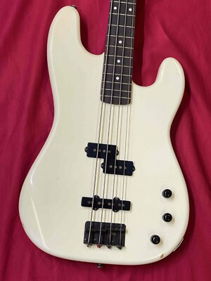 Zep-II by ESP PJZ-98BJ White 1980's Japan Electric Bass Guitar | eBay