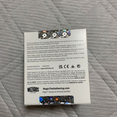 MTG Factory Sealed 30th Anniversary Edition Box Magic the