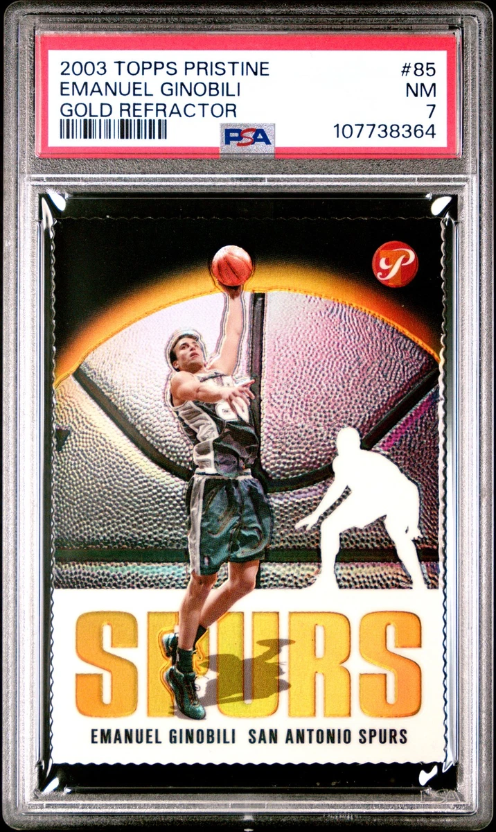 Manu Ginobili Professional Sports Authenticator (PSA) Basketball