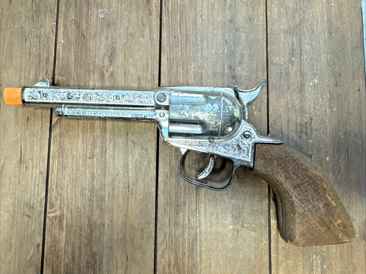 Nichols Stallion 45 cap gun pistol VINTAGE 1950's For parts or