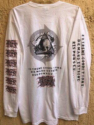 Brutal truth Long sleeve XXL shirt Repulsion Terrorizer Napalm
