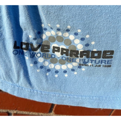 1998 Love Parade Festival T-shirt - Sz Large - Vintage 90s EDM