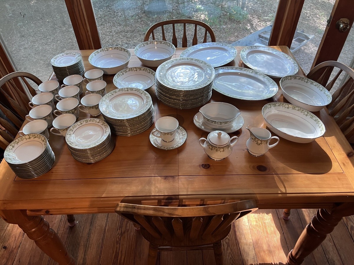 Vintage Noritake Princeton China 6911 Complete Set For 12 and