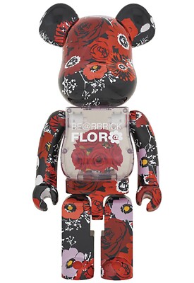 DEC218929: Medicom - Mames Flora 1000% Bearbrick (28 inches tall