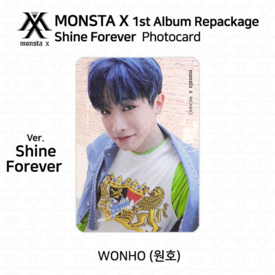 MONSTA X Shine Forever Official Photo card KPOP K-POP SHOWNU WONHO
