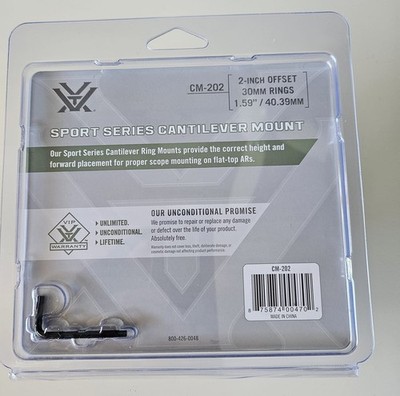 Vortex CM202 Sport Cantilever 30mm Ring Mount for sale online | eBay