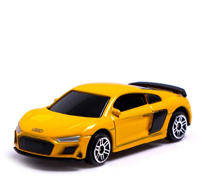 RMZ City 2019 Audi R8 Coupe Yellow 1:64 Scale 3 Inch Diecast Car