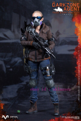 Vts Toys 1/6 Vm-019 The Darkzone Agent Tracy Action Figure Toy