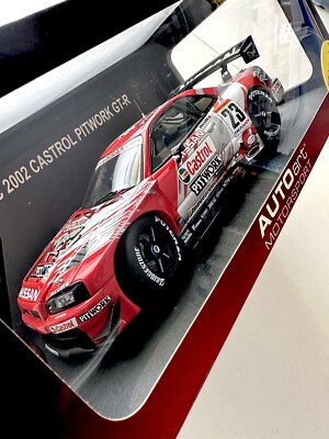 AUTOART ✨ 1:18 NISSAN SKYLINE R34 GTR Castrol/Pitwork #23 2002