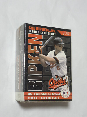 Star Cal Ripken Jr Baseball Card Collector Set, 80 Cards, Factory