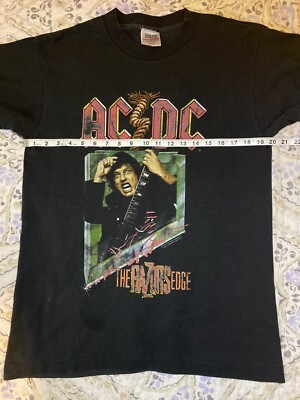 Vintage ACDC The Razors Edge 1990-91 World Tour Shirt Size: L | eBay