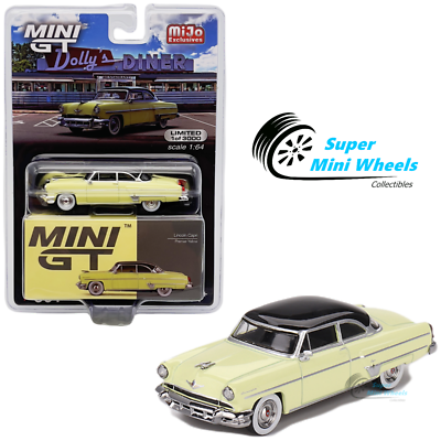 Mini GT 1:64 Lincoln Capri 1954 Premier Yellow #561 | eBay