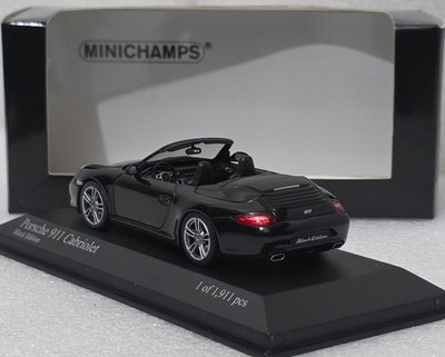 Porsche 911 (997.II) Carrera Cabriolet 2008 Black 1:43 Minichamps