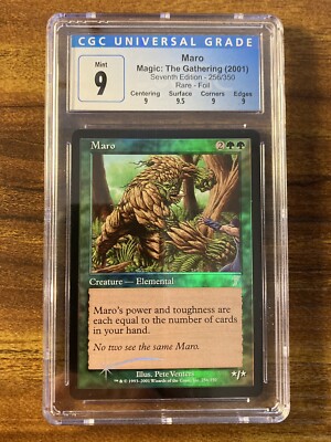 MTG✨MARO FOIL✨7th Edition CGC Quad 9's+ MINT RARE Creature