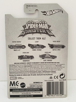 Hot Wheels Marvel Ultimate Spider-man vs. Sinister 6 Doctor