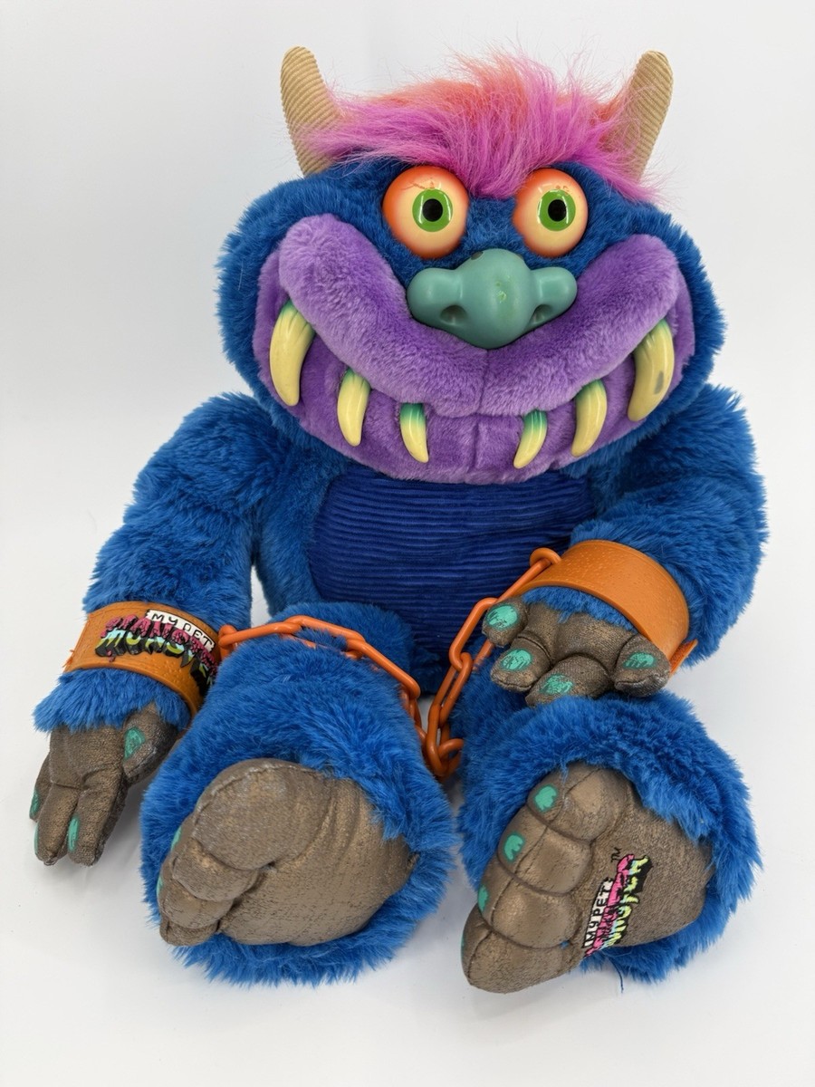 Vintage 2001 My Pet Monster Plush Stuffed Animal Collectible Toy W