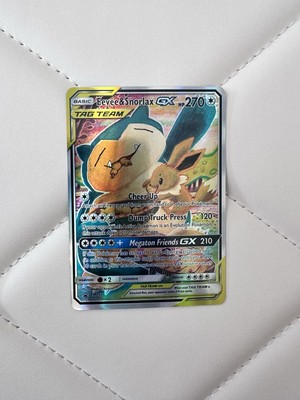 Eevee & Snorlax GX SM169 Sm Promos Holo | eBay