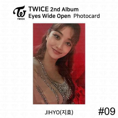 TWICE 2nd Album Eyes Wide Open Official Photocard Photo Card Jihyo
