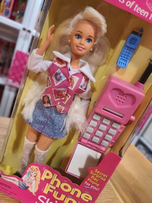 NEW! 1995 PHONE FUN SKIPPER BARBIE! | eBay