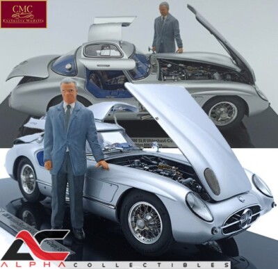 CMC M-246 1:18 MERCEDES-BENZ 300 SLR COUPE 1955 W/FIGURE (L.E. 500