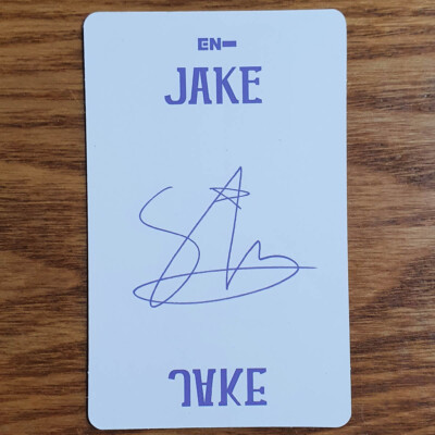 Jake Official Photocard Enhypen 1st Album Dimension : Dilemma Kpop