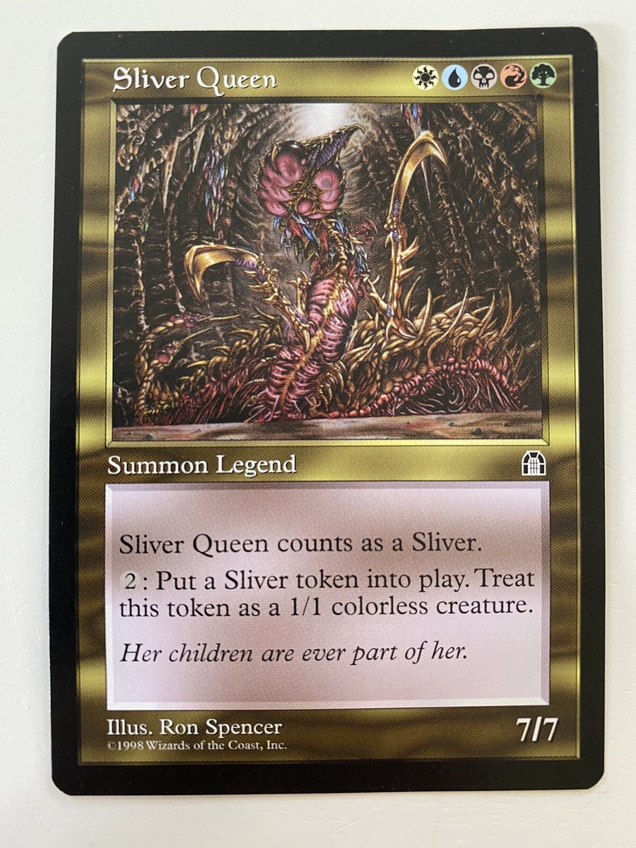 MTG Sliver Queen (STR) Stronghold - 1998 MP/LP Reserved List