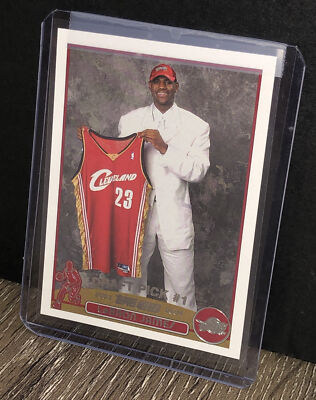Original 2003 Topps Lebron James Rookie Card #221- #1 Draft Pick