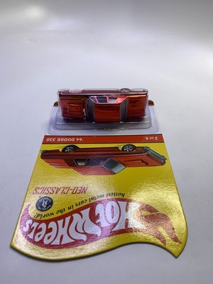 2014 Hot Wheels RED 64 DODGE 330 Redline Club RLC Neo Classics