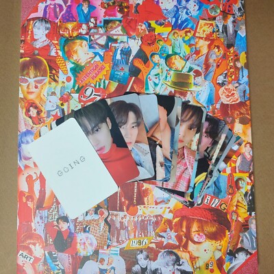 OFFICIAL SEVENTEEN GOING MAGAZINE + WHITE VER. PHOTOCARD SET 13PCS