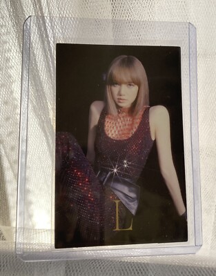 BLACKPINK LISA - LALISA First Single Album Gold Photocard PC Very