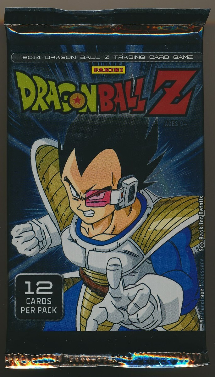 2014 PANINI DRAGON BALL Z TCG FACTORY SEALED BOOSTER PACK (12