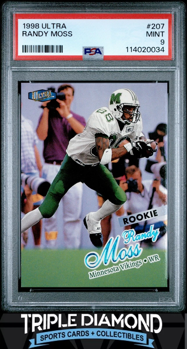 Fleer Randy Moss Rookie Football Sports Trading Cards