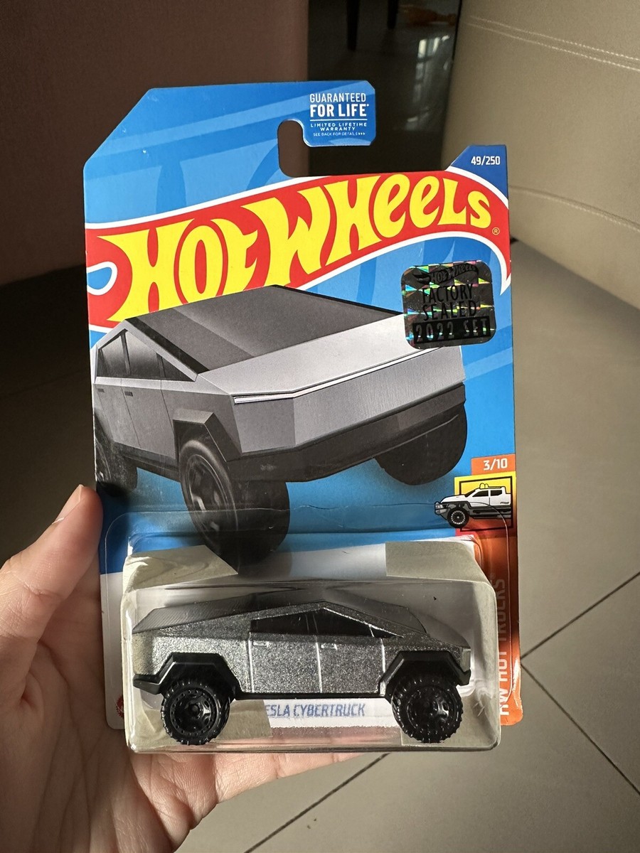 2022 Hot Wheels Tesla Cybertruck (Silver) - HW Hot Trucks (Factory
