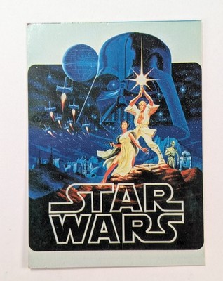 1977 Topps Yamakatsu Star Wars Japanese Movie Poster Standard