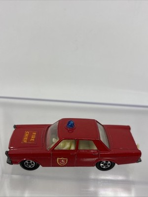Matchbox Series No 59 By Lesney Vintage Red Ford Galaxie Fire